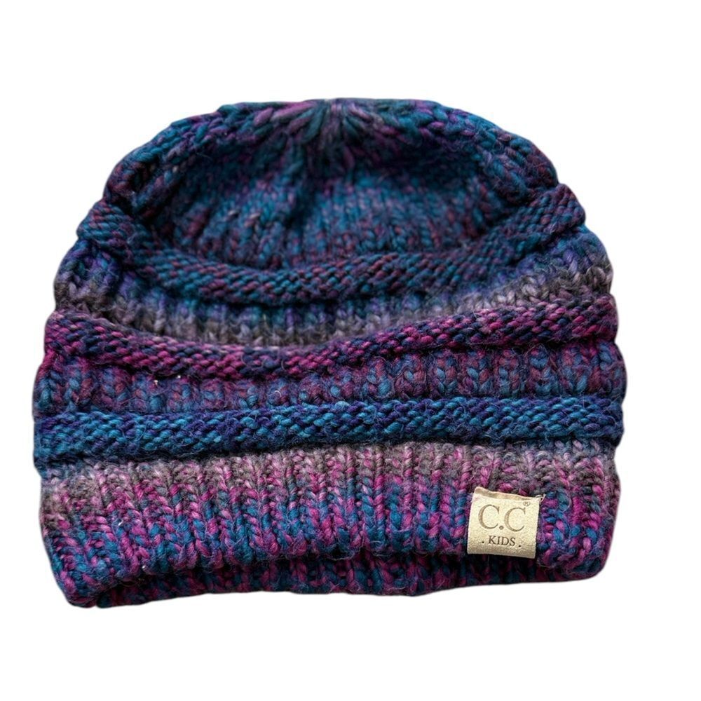 C.C. Purple & Blue Beanie